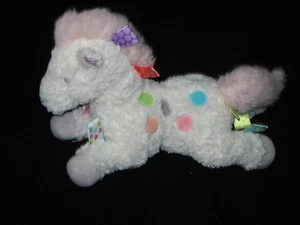 Taggies Pony Peluche Bambino Lovey Peluche Cavallo Punti Rosa Crema - Foto 1 di 5