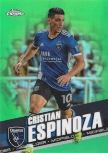 2022 Topps Cromo Major League Fútbol Verde Paralelo/99 Tarjetas (81-90) - MLS - Imagen 1 de 12