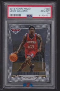 2012-13 NBA PANINI PRIZM #100 LOUIS WILLIAMS 76ERS GRADED PSA 10 GEM MINT LO POP - Picture 1 of 2