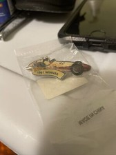 1961 A.J. Foyt Indianapolis 500 Winner Collector Lapel Pin Bowes Seal Fast Spec.
