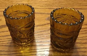 Vintage Glass Toothpick Holders Candles Lot Kitchen Home Decor Detailed - Picture 1 of 5