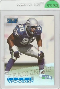 1996 PRO LINE TERRY WOODEN #248 SEATTLE SEAHAWKS FOOTBALL CARD - Picture 1 of 2