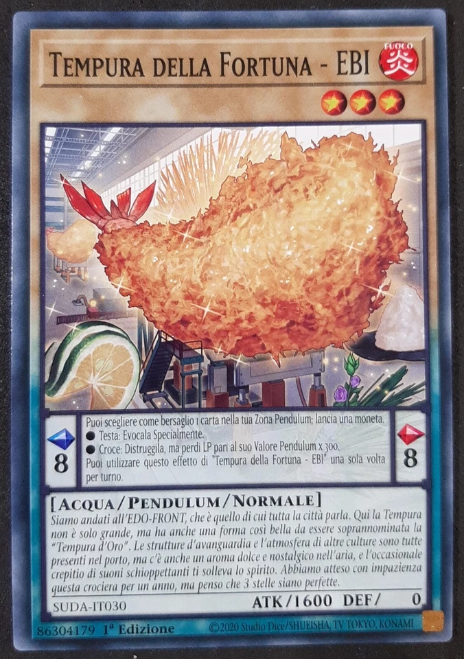 TEMPURA DELLA FORTUNA - EBI in Italiano SUDA-IT030 Comune YUGIOH - Immagine 1 di 1