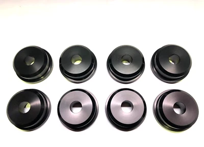 KIT DE CASQUILLO SÓLIDO SUBCHASIS TRASERO BILLET negro para Nissan Silvia S13 01/88-12/91 Foto 1 de 4