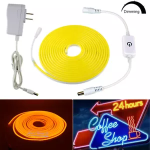 DC12V LED strip Neon Rope Light 2835 waterproof +Touch Dimmer switch+led power - Picture 1 of 13