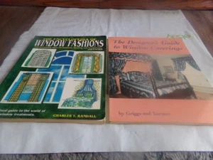 Lot 2 Vintage Window Books Window Fashions Designer Guide Window Covering - Picture 1 of 24