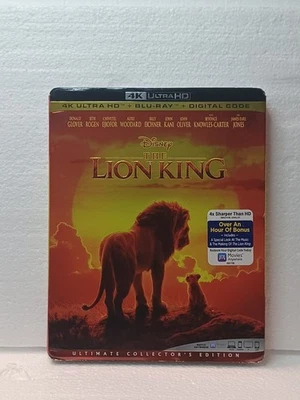 Disney The Lion King 4k Ujtra HD Blu-Ray Digital Ultimate Collectors Ed. New - Image 1 of 4