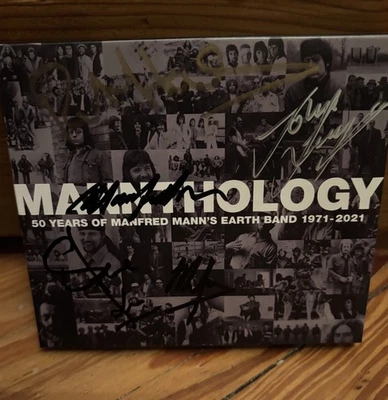 Manfred Mann's Earth Band Mannthology 50 Years 1971-2021 Signiert Autogramme CDs - Bild 1 von 2