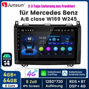 64G Android14 Autoradio Für Mercedes W169 W639 Vito Viano W906 Sprinter GPS Navi - Bild 1 von 15