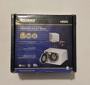 Caja de entrada de alimentación exterior no metálica Reliance Controls PBN50 50 amperios 12.500 vatios - Imagen 1 de 13