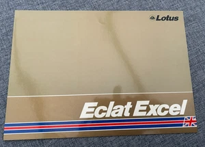 LOTUS ECLAT EXCEL BROCHURE VENDITA ANNI 80 - Foto 1 di 4