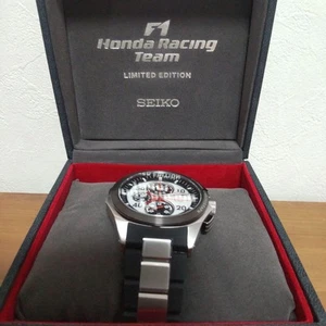 F1 HONDA Racing Team SEIKO collaboration chronograph watch - Picture 1 of 24