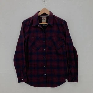 5.11 Tactical Cheyenne Flanell Damen Medium rot marine kariert Druckknopfleiste Stretch Camp - Bild 1 von 13