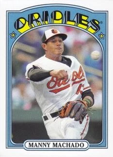 2013 Topps #TM-65 Manny Machado 1972 Topps Minis Foto 1 de 2