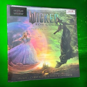 Wicked For Good Soundtrack Lenticular Cover Pink Green Color Vinyl 2LP Target 🎯 - Picture 1 of 6