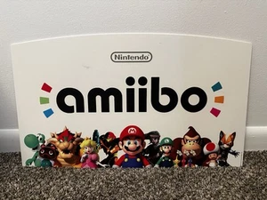 Amiibo Nintendo Store Display Sign (GameStop) - Picture 1 of 6