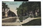 c1908 - Main Street North Court House Stairs, Canandaigua, NY - Antique Postcard