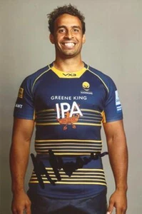 WORCESTER WARRIORS RUGBY UNION: MARCO MAMA SIGNED 6x4 PORTRAIT PHOTO+COA - Picture 1 of 1