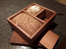 Brotbackform-Holzbackform Buchenholz natur 4 Brote Brotholzbackrahm