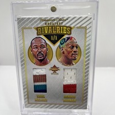 2023 PRESIDENT'S CHOICE SOLITAIRE 2.0 MALONE/RODMAN GAME-USED JERSEY 1/1
