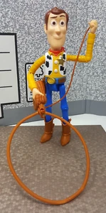 Disney Woody Pixar Toy Story Launching Lasso Woody 10" Rare action Figure - Picture 1 of 2