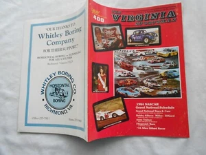NASCAR/THE VIRGINIA SPORTSMAN 1984 STOCK CAR RACING Magazine VTG - Picture 1 of 3
