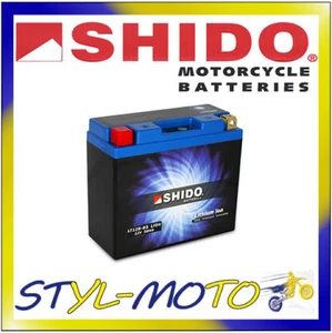 BATTERIA A LITIO SHIDO ( LT12B-BS = YT12B-4 ) DUCATI 996 S4 R Monster 2005 - Foto 1 di 3