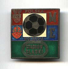 badge European Championship Qualification match POLAND - NETHERLANDS KNVB pin