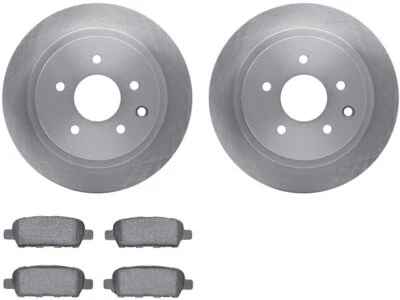 Kit de pastillas de freno y rotor trasero fricción dinámica para Nissan LEAF 2011-2022 86249XN Foto 1 de 2