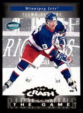 1994-95 Parkhurst You Crash The Game Gold Teemu Selanne Winnipeg Jets #G26