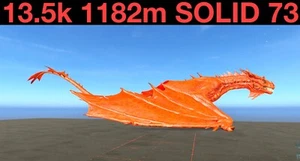 TOP STATS 13.5k 1182m Solid 73 Fire Wyvern Egg Ark Survival Ascended PVE ASA - Picture 1 of 3