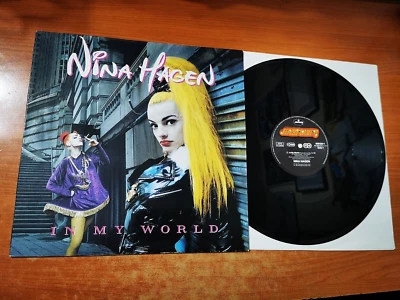 NINA HAGEN In my world 12" GERMANY MAXI SINGLE VINYL VERY RARE 1991 HARD TO FIND Foto 1 de 2