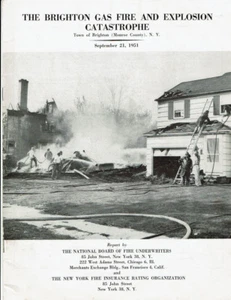 1951 THE BRIGHTON GAS FIRE AND EXPLOSION CATASTROPHE Report of Fire Underwriters - Picture 1 of 1