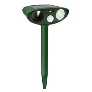 Solar Powered Ultrasonic Outdoor Animal Repellent Sensor For Car Travel Camping - Bild 1 von 12