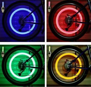 Motion Sensing Bicycle Lights Bike LED Wheel Spoke Lamp Tyre Tire Valve Light