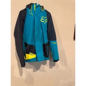 Fox Active Blue Insulated Waterproof Hooded Race Jacket Men's Full Zip Hoodie - Picture 1 of 4
