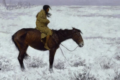 Arte de pared Western Vaquero Frederic Remington decoración del hogar - PÓSTER 20x30 Foto 1 de 4