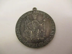 Vintage 1974 Sterling Silver Medal Fob King Rudolg I Germany Rothenburg 700 Year - Picture 1 of 9