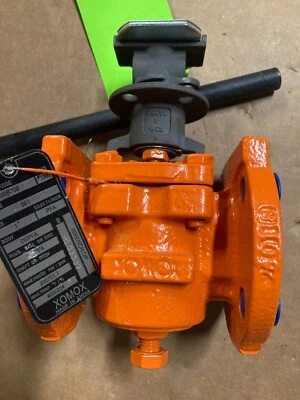 Xomox 9RB708 1" Class 150 Body DI/PFA Seat/Liner PFA Max Temp 400F 204C - Image 1 of 4