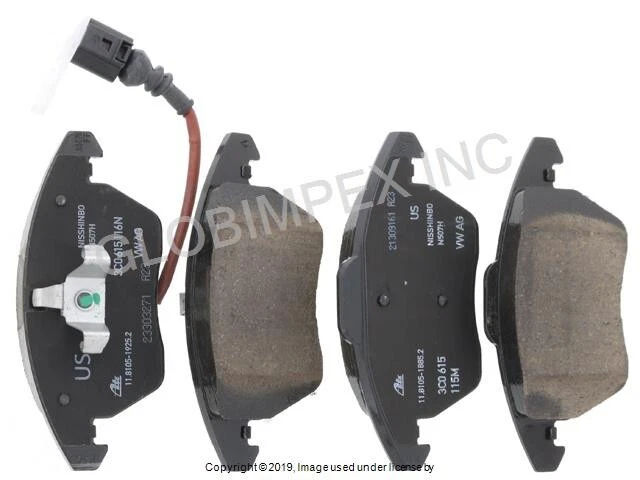 For VOLKSWAGEN (2006-2017) Brake Pad Set FRONT GENUINE + 1 YEAR WARRANTY — 第 1/1 张图片