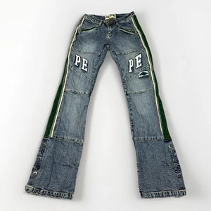 RARO DE COLECCIÓN Mujeres 1 Pepe Jeans PREPPY Ropa de Calle Parches Broches Corte Bajo - Imagen 1 de 15