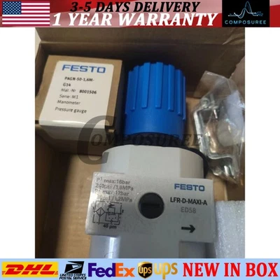 NUEVO Válvula Festo 546438 LFR-D-MAXI-A Nueva Una Envío Rápido LFRDMAXIA Foto 1 de 4