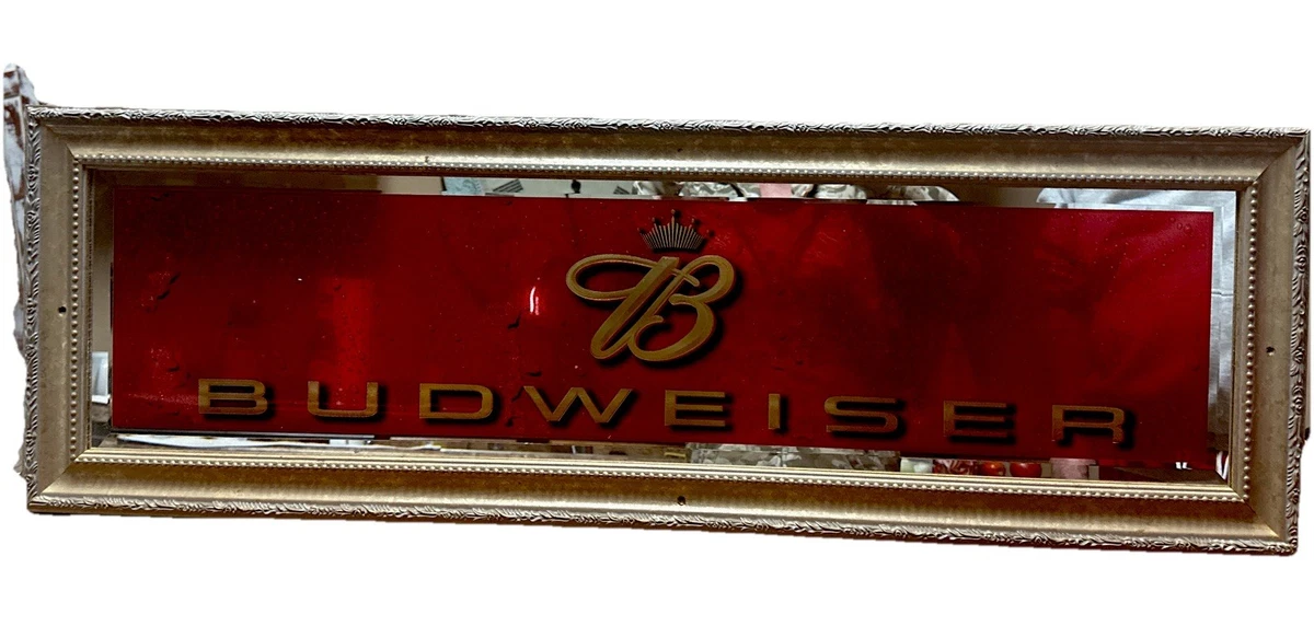 Anheuser Busch Mirror In Collectible Budweiser Signs & Tins for