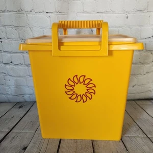 Tupperware Erntesonne 1430 Sonnenblume Tragetasche Aufbewahrung Picknickkorb Griff - Bild 1 von 7