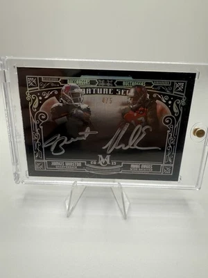 2015 Topps Museum Jameis Winston/Mike Evans autos dobles 4/5 SSP Buccaneers Foto 1 de 2