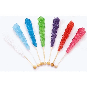 SAPORI ASSORTITI AVVOLTI ROCK CANDY GRANDI BASTONCINI FESTA REGALI A SCELTA QUANTITÀ - Foto 1 di 1