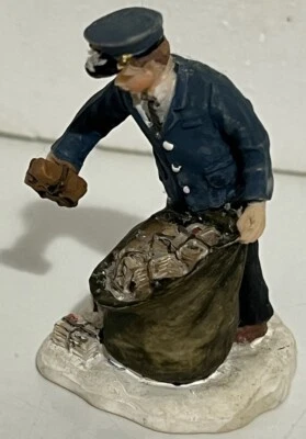 Grandeur Noel Victorian Village Postman 2002 Edición Coleccionista Foto 1 de 4