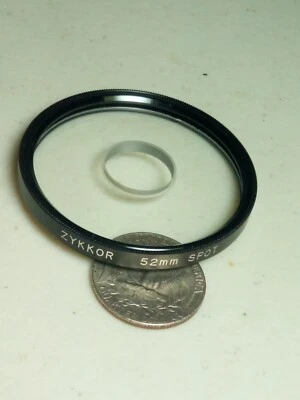 Zykkor 52mm Spot Filter Some Small Scuffing And Damage In Photos  Untested H16 - Image 1 of 4
