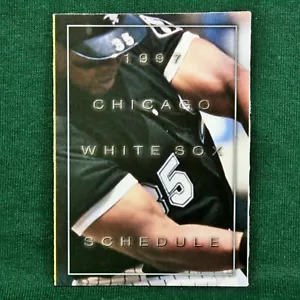 Chicago White Sox 1997 MLB Baseball Season Pocket Schedule Frank Thomas, Miller - Picture 1 of 7