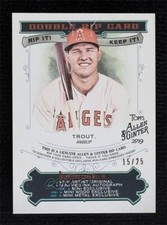 2019 Topps Allen & Ginter's Double Rip Cards 15/25 Shohei Ohtani Mike Trout